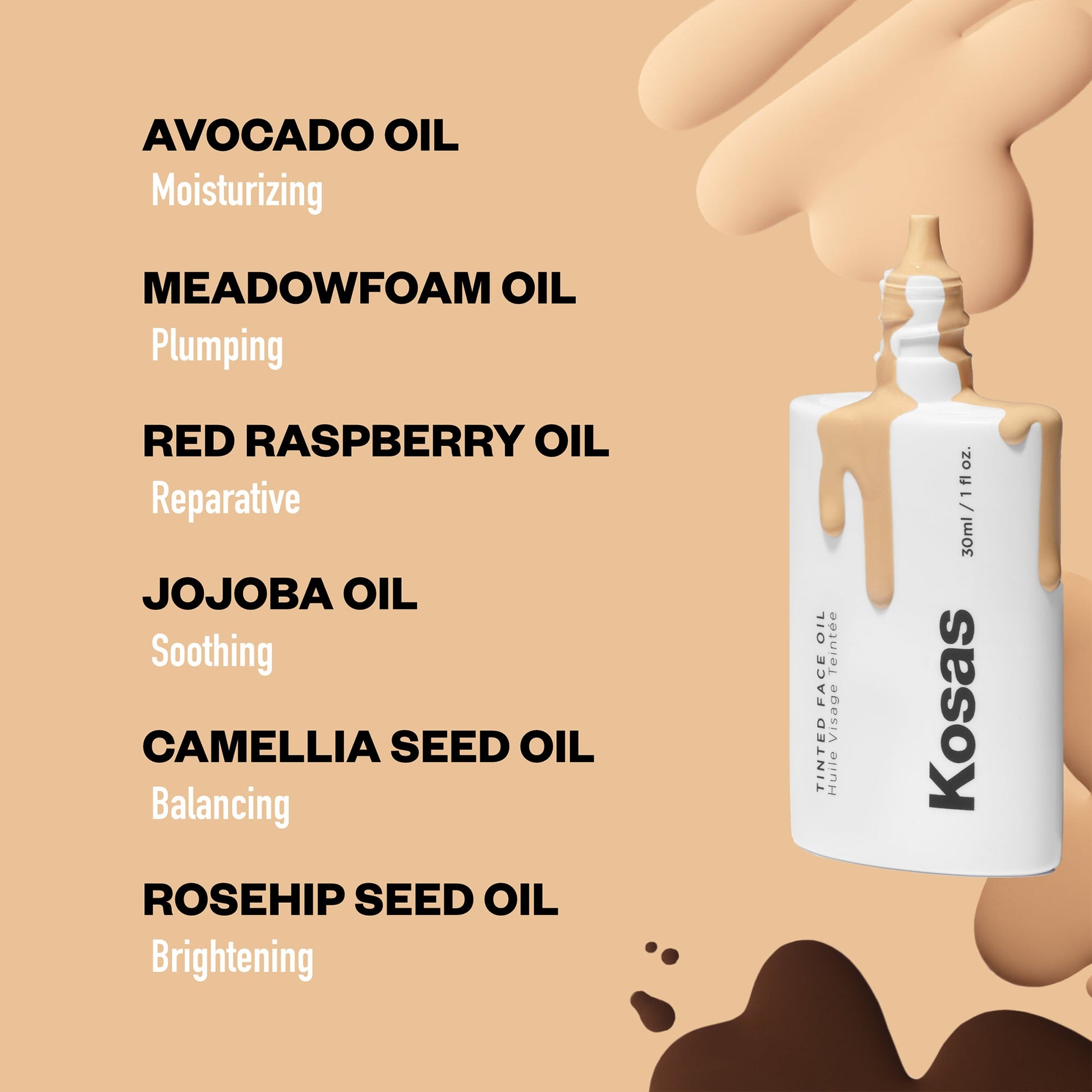 Tinted Face Oil - Sample Card - Kosas Cosmetics