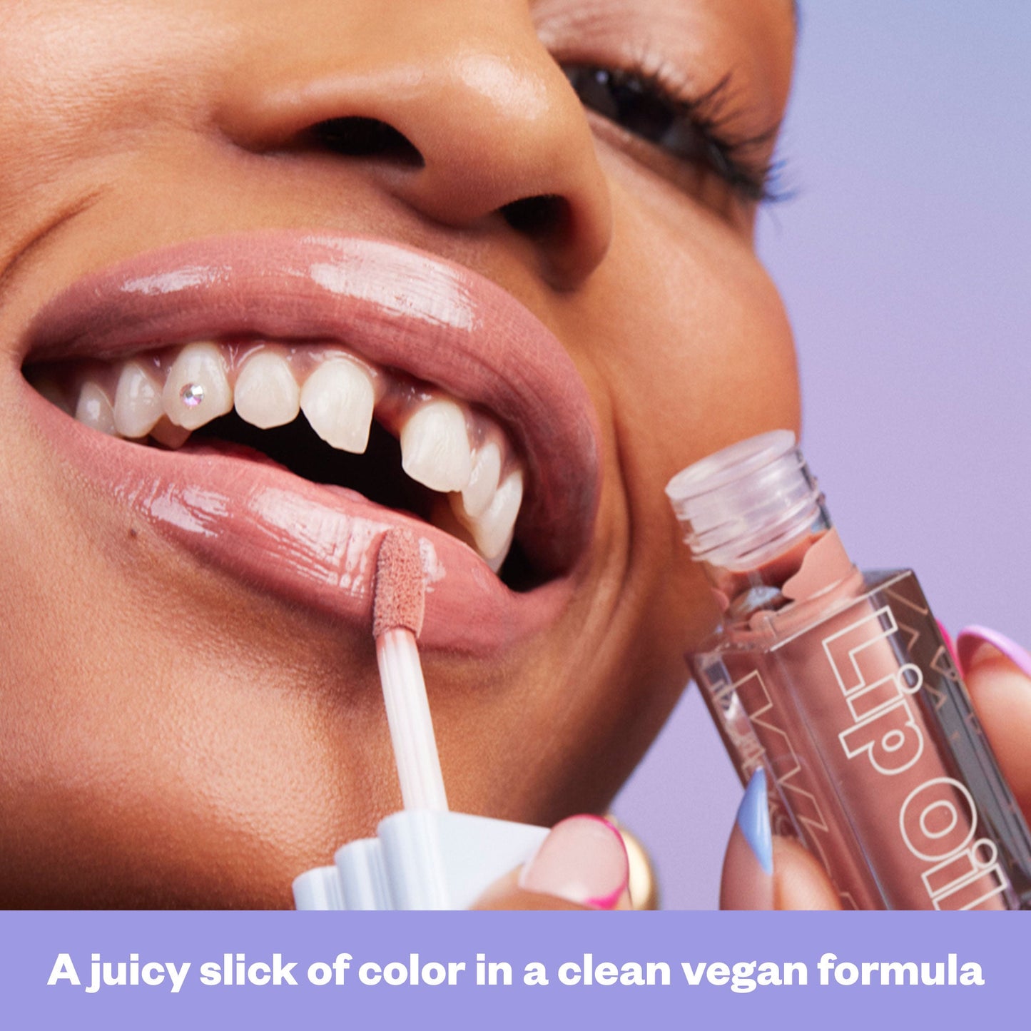 Wet Lip Oil Gloss - Sample Card - Kosas Cosmetics